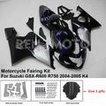 Per Suzuki GSX-R600 R750 04-05 K4 K5 carenatura moto Set Body Kit decorazione piastra di protezione