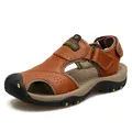 Sandali classici da uomo sandali morbidi estivi scarpe comode da uomo sandali in vera pelle sandali
