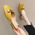 2022 donne muli donna pantofole comode signore eleganti diapositive Casual scarpe solide classiche
