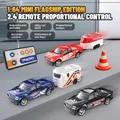 1:64 Mini Rc Car giocattolo per bambini modello di auto telecomandata in lega con luce