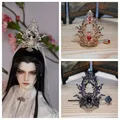 1/3 scala BJD antico Costume capelli corona Samurai parrucca accessori copricapo per SD17 Big Girl