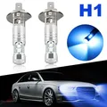 Lampadine per fari Auto a LED H1 da 2 pezzi 8000K 100W fendinebbia per Auto Super luminosi blu