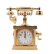 Clock Alarm Clock Telephone Desk Clock Abs Phone Decor Desk Top Decor Vintage Table Clock Wall Clock