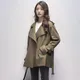 Autumn Fashion Trench Coat Women Loose Causal Windbreaker Elegant Temperament Lady Coats Lace Up