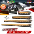 CO LIGHT 52inch LED Light Bar 12V 4x4 Single Row Spot & Flood Combo Beam DRL Offroad Led Work Light