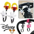 Disney Mickey Mouse Hook Bike Baby Stroller Storage Cartoon Gloves Cart Organizer Anime Diaper Bag