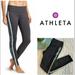 Athleta Pants & Jumpsuits | Athleta Sonar Stripe Leggings Yoga Workout Pants Athletic Running Tights Small | Color: Gray | Size: S