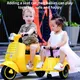 Children'S Electric Motorcycle Three-Wheel Electric Car 1-6 Years Old Children'S Toy Car With Music