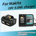 For Makita BL1830 Batterie 18V 6.0Ah~12.0Ah LXT Li-Ion Compatible de 80 Outils 7.2V~18V Charger for