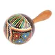 Coconut Shell Sand Hammer Shaker Gourd Kashaka Indonesia Shaker Rattle Percussion Musical Instrument