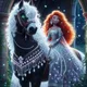 5D DIY Disney Diamond Painting Kit Disney Princess Cross Embroidered Horse Handmade Diamond Mosaic