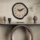 Nordic Minimalist Silent Wall Clock Scandinavian Europe Clock Restaurant INS Living Room Art