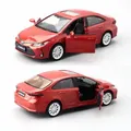 Diecast Metal Toy Car Model 1:32 Scale Toyota Corolla Hybrid Pull Back Sound & Light Educational