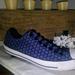 Converse Shoes | Euc- Converse All Stars Sneakers-10 | Color: Black/Blue | Size: 10 Mens