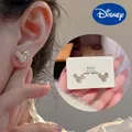 Boucles d'Oreilles Disney TureMouse en Argent Sterling S925 pour Femme Bijoux Simples de Haute