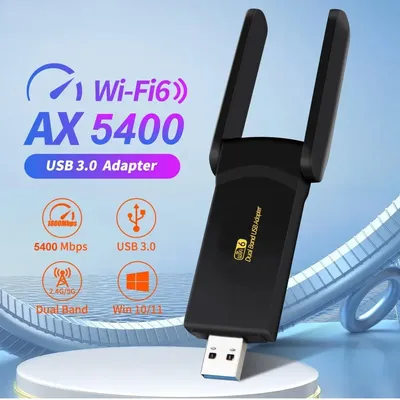 WiFi6E-Adaptateur USB 3.0 5400M carte réseau Ethernet pour Macbook RJ45 récepteur Ethernet pour