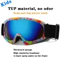 Lunettes de ski anti-buée pour enfants verres à couche lunettes de neige ski alpin motoneige