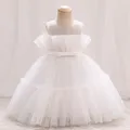 Robe de princesse en maille pour bébé fille robe tutu pour nouveau-né robe de soirée de mariage