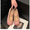 Mary Jane Shoes Women's Shoes Round Toe Plus Size Women's Shoes Bow Silk Satin Ballet Flats