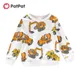 PatPat-Pull doux et confortable pour tout-petit garçon sweat-shirt imprimé véhicule EbPrint