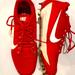 Nike Shoes | Men’s Nike Max Air Clipper Metal Baseball Cleats Red / White Size Mens 13 | Color: Red/White | Size: 13