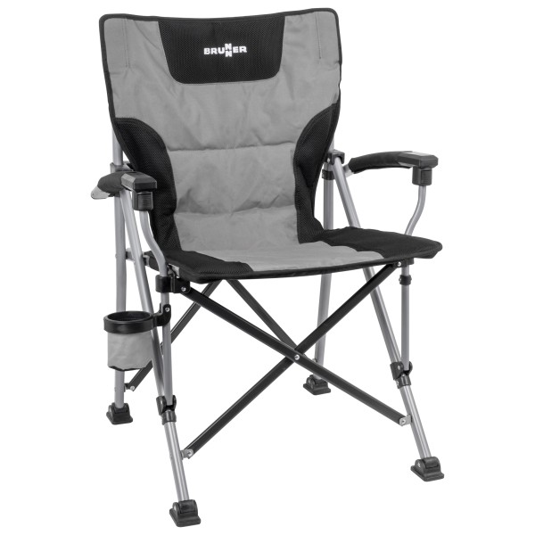Brunner - Raptor Compack - Campingstuhl Gr 62 x 60 x 46/90 cm grau