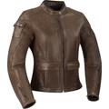 Segura Babylone Ladies Motorcycle Leather Jacket, brown, Size 42 for Women