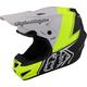 Troy Lee Designs GP Volt Motocross Helmet, black-white-yellow, Size M