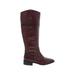 Sam Edelman Boots: Burgundy Solid Shoes - Women's Size 10 - Almond Toe