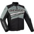 Bering Bario Veste textile moto, noir-gris-blanc, taille 2XL