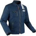 Segura Scorpio veste textile de moto imperméable, blanc-bleu, taille 4XL