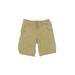 Polo by Ralph Lauren Cargo Shorts: Tan Solid Bottoms - Kids Boy's Size 12 - Medium Wash