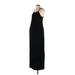 Liz Lange Maternity for Target Casual Dress Scoop Neck Sleeveless: Black Solid Dresses - Women's Size Small