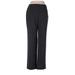 Ann Taylor Dress Pants - Mid/Reg Rise Straight Leg Trouser: Gray Bottoms - Women's Size 6 Petite