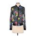 Puma Jacket: Short Black Floral Jackets & Outerwear - Women's Size X-Small