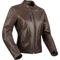 Segura Laxey Damen Motorrad Lederjacke, braun, Größe 40