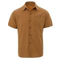 Per uomo Camicia Camicia di lino Camicia bianca di cotone Camicia Estiva Camicia da Spiaggia Camicia in cotone e lino Semplice Vacanza Streetwear Nero Bianco Giallo Blu Manica Corta Bavero Estate