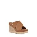 ugg(r) Abbot Wedge Slide Sandal - Brown - Ugg Heels