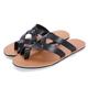 Herren Sandalen Hausschuhe Flip-Flops Fischer Sandalen Brautkleider schlicht Strand Design Urlaub PU Atmungsaktiv Schwarz Weiß Braun Sommer