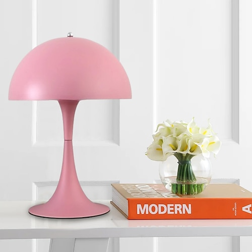 Lese Lampe Umgebungslampen Moderne zeitgenössische / Nordischer Stil LED-Stromversorgung Für Studierzimmer / Büro / Aufkleber für Bürowände Metall 110-120V / 220-240V Weiß / Gelb / Rosa Image