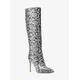 Rue Snake Embossed Leather Knee Boot