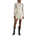 Sheer Delight Long Sleeve Lace Minidress