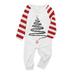 TUWABEII Christmas Baby Pajamas Parent-Child Outfit Printed Family Matching Crawl