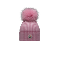 MONCLER ENFANT Bonnet en laine avec pompon