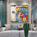 Famous Oil Painting Canvas Wall Art Decoration Wassily Kandinsky Abstract for Home Decor Rolled Frameless Unstretched Painting