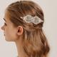 Hair Combs Headdress Headpiece Rhinestone Alloy Wedding Cocktail Luxury Retro With Rhinestone Faux Pearl Headpiece Headwear