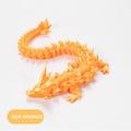 3D Printed Crystal Dragon Gem Dragon 3D Articulated Dragon Toys Rotatable and Dragon Chinese Flexible Realistic Ornament