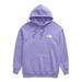 The North Face Women's Box NSE Pullover Hoodie (Size L) High Purple, Cotton,Polyester