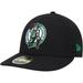 Men's New Era Black Boston Celtics Team Low Profile 59FIFTY Fitted Hat