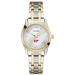 Women's Bulova Silver/Gold Virginia Tech Hokies Classic Two-Tone Round Watch